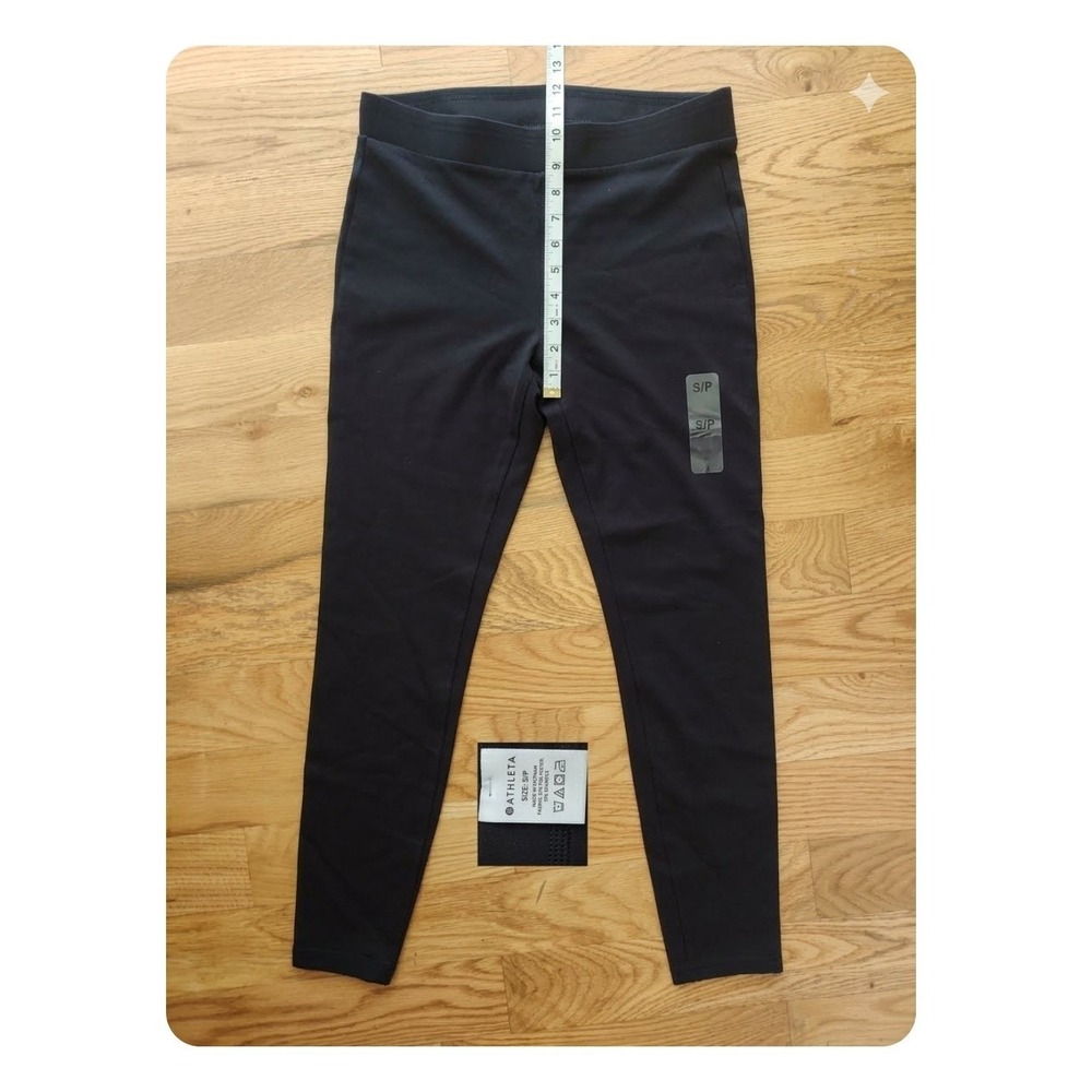 a.n.a A New Approach Womens Black High Rise Leggings Size Medium Solid Stretch